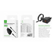 20 W UE QC+PD GaN wall charger with DC cable (black) - MX0080 NE
