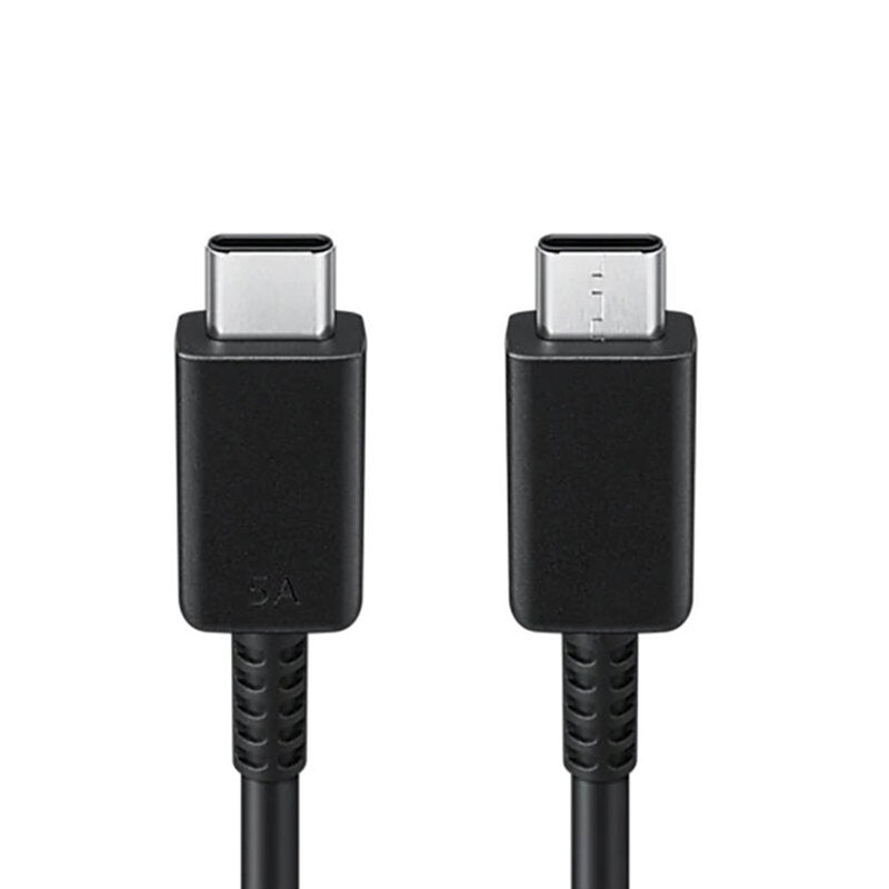 USB-C to USB-C Data Cable 5A 1m, Super Fast Charging, Black 