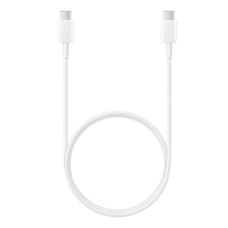 USB-C to USB-C 3A Cable, 1m, Fast Charging and Data Transfer, White