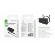 Cargador de pared GaN UE PD+PD de 30 W con cable C-C (negro) - MX0089 NE