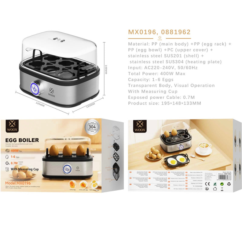 Hue hervidor 400W 200*150*140mm with mechanical controller - black - MX0196