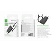 30 W UE QC+PD GaN wall charger with DC cable (black) - MX0086 NE